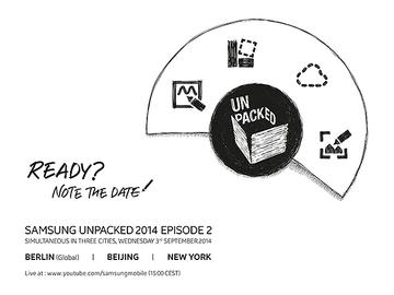 三星Note 4德、美、中9/3齊發 邀請函透露快捷環新功能