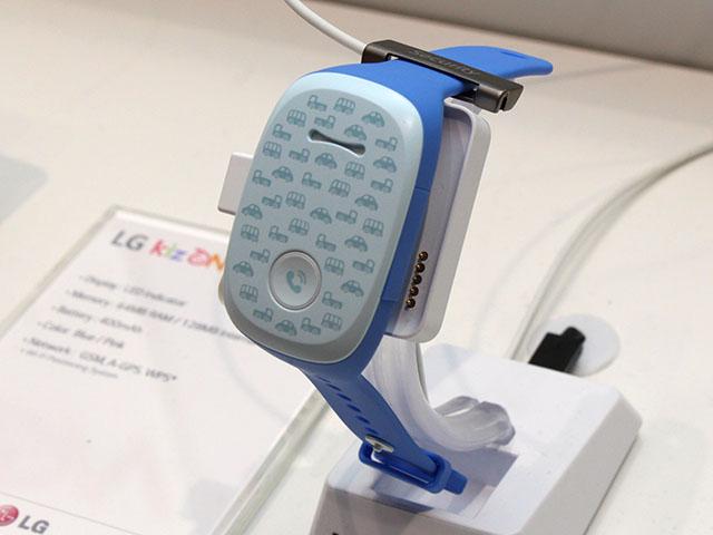 專為孩童設計的穿戴裝置LG KizON【IFA 2014】