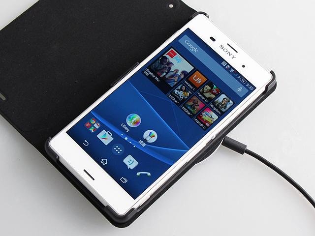 Sony Z3無線充電組 專用皮套WCR14、底座WCH10體驗