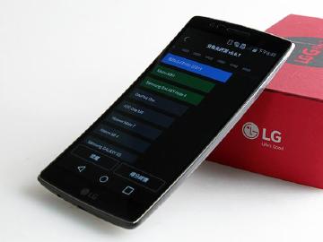 韓版G Flex2入手！高通驍龍810八核跑分實測