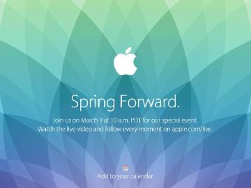蘋果發表會3/9登場 估Apple Watch將有新訊息公布