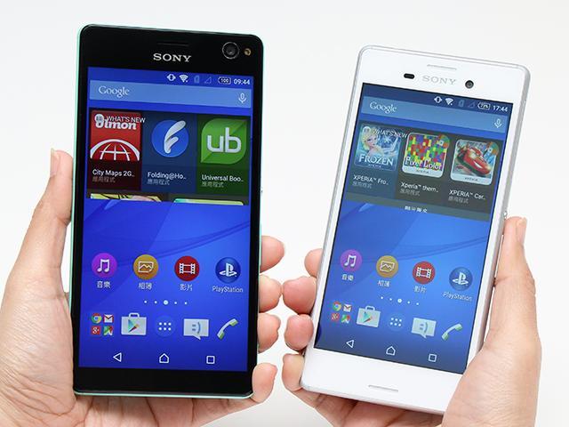 [比較]Sony C4/M4 Aqua前置5MP同門中階機對戰