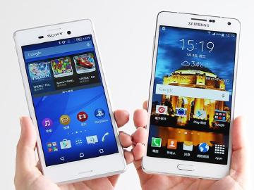 [比較]防水雙卡Sony M4 Aqua對決金屬雙卡三星A7