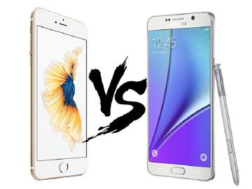 比一比！iPhone 6S Plus與三星Note 5特色分析