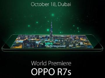 OPPO R7s新機10/18杜拜發表 將搭4GB RAM
