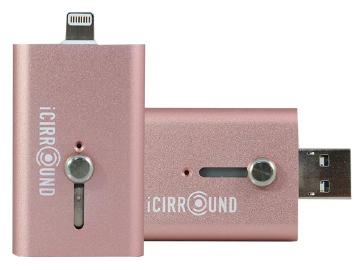 玫瑰金iShowFast雙向隨身碟 支援Camera 360 App