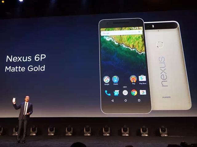 華為設計的Nexus 6P再添金色新款[CES 2016]