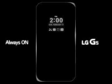LG G5秀輪廓 主打Always ON顯示功能