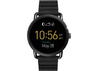 Fossil Q Wander Black Silicone