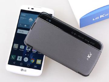 [開箱]5.3吋LG K10雙卡機 側邊顯示皮套好便利