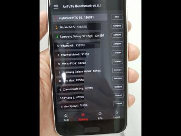 HTC 10安兔兔跑分破15萬!?疑似內建桌布流出