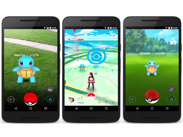 精靈寶可夢實境手遊 Pokémon GO畫面公開!