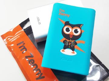 [開箱]活潑造型 I'm Zenny ZenPower緞面矽膠保護套