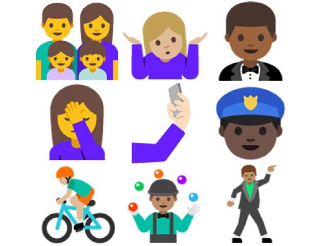 Android N預覽版介面搶先看 Emoji多了膚色還會自拍
