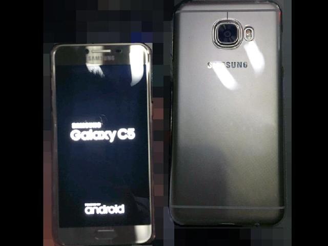 三星GALAXY C5外型曝光 金屬機身有訊號線