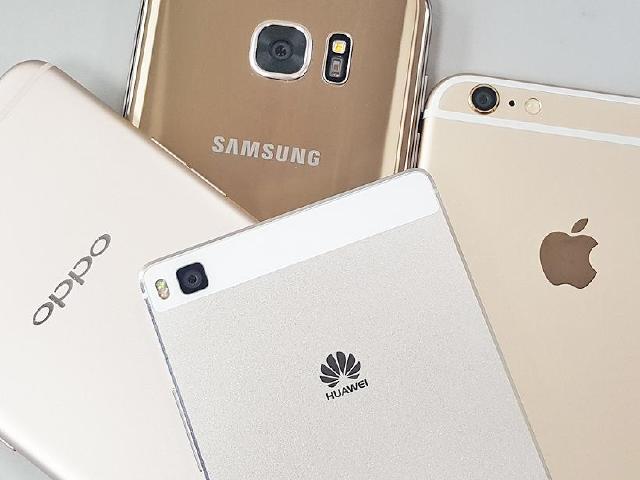 2016 Q1手機銷售 三星蘋果持續領先 OPPO竄出頭