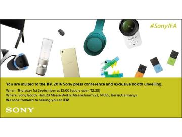 Sony確定9/1發表 X系列旗艦手機可望登場[IFA 2016]