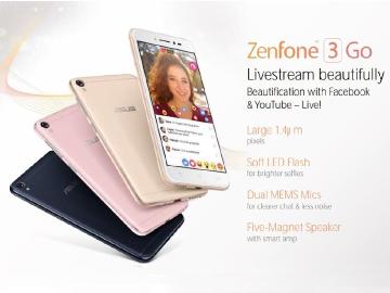 主打直播美顏!華碩規劃推出ZenFone 3 Go