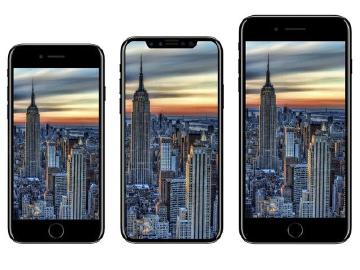疑似iPhone 8與多款旗艦手機機身比較