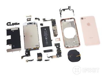iPhone 8上市就被拆 iFixit評價維修難度一般