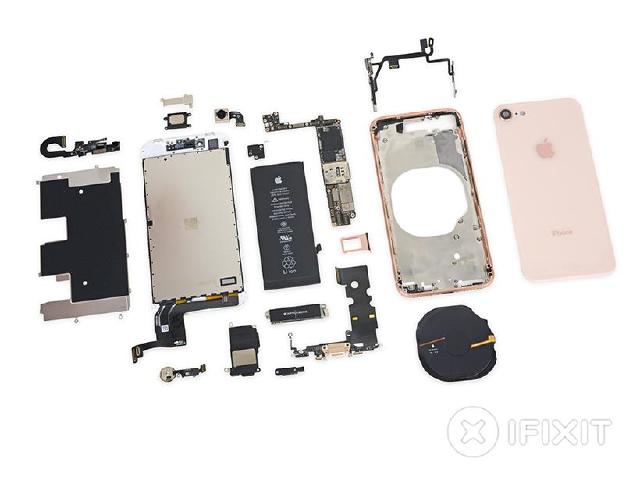 iPhone 8上市就被拆 iFixit評價維修難度一般