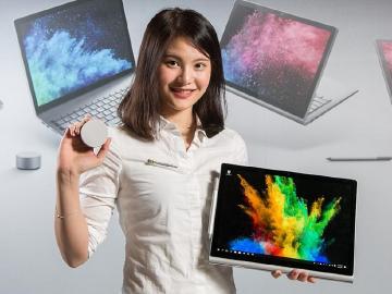 [動手玩]微軟二合一平板筆電Surface Book 2登台