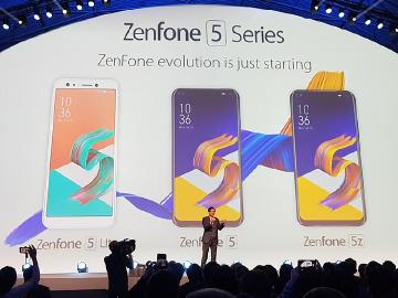 華碩ZenFone 5、5Z與5 Lite發表 3月中起陸續上市[MWC 2018]