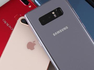 台灣8月手機銷量 三星超越蘋果 i8 Plus仍最熱賣