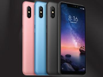 前後雙鏡頭規格 6.26吋紅米Note 6 Pro泰國發表