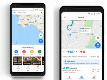 Google Maps新增即時路況提示與支援音樂播放