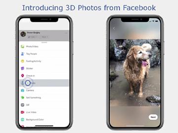 Facebook開放照片轉3D影像功能 僅支援部分雙鏡頭手機