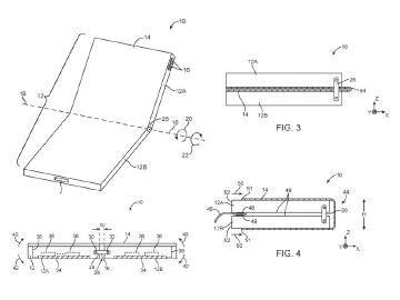 蘋果可折式裝置新專利亮相 柔性螢幕最多折兩次