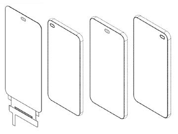 螢幕上挖個橢圓小孔 LG螢幕面板、手機新設計專利曝光