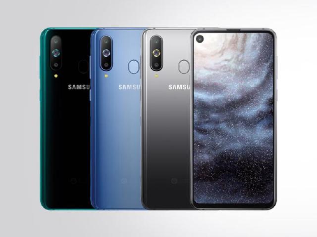全螢幕開孔、三鏡頭手機 SAMSUNG A8s台灣認證通過