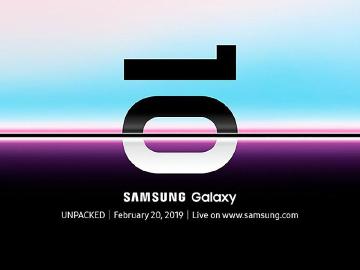 三星發出邀請函 Galaxy S10系列手機確定2/20發表