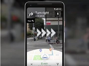 Google開始測試AR版Google Maps導航功能