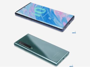 三星Note 10模擬圖再曝光 傳至少有5種顏色可選