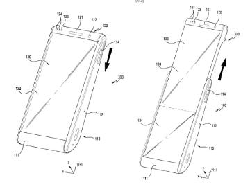 三星手機新專利曝光 可撓式柔性螢幕採捲動收納