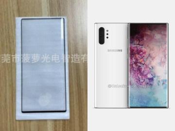 三星Note 10螢幕保護貼疑洩 方正外型搭窄邊框設計