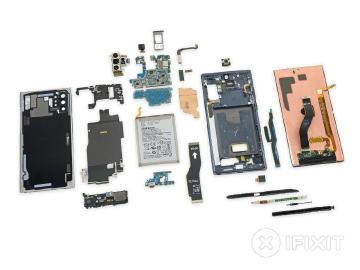 iFixit拆機評三星Note 10+ 比Note 9還難修復