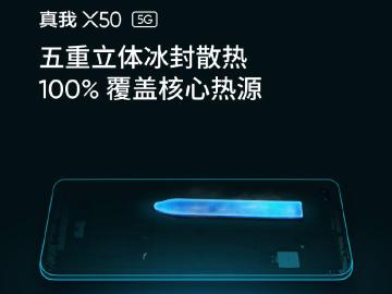 realme X50農曆年前中國上市 主打五重立體冰封散熱