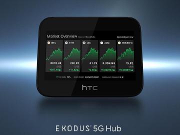 結合區塊鏈應用 HTC發表EXODUS 5G Hub網路分享器