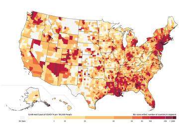 Google、蘋果與臉書藉由資訊圖表協助研究病毒感染走向