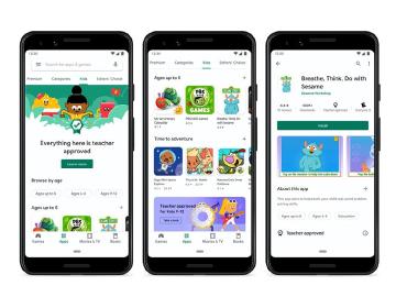 Google Play將增加兒童專區與教師認可標示 方便識別適用App