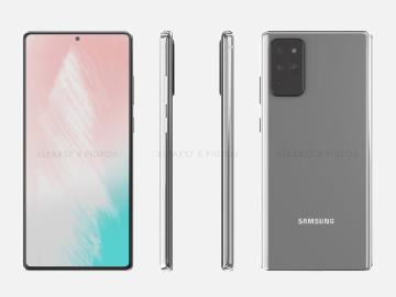三星Note 20系列模擬圖曝光 Note 20+傳6.9吋螢幕