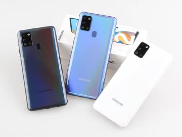 大電量、四鏡頭規格 SAMSUNG A21s三色開箱