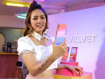 5G蛋糕機LG Velvet台灣價格19990 中華電信獨賣