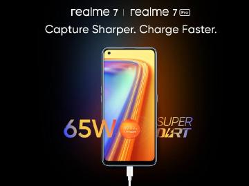 realme 7系列9/3印度發表 65W快充與64MP四鏡頭