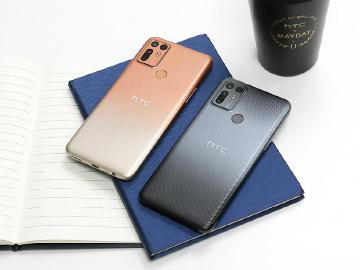 漸層斜紋設計 HTC Desire 20+中階手機開箱跑分實測