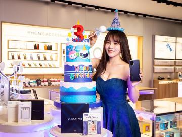 vivo慶祝登台三周年 12月底購買手機最高可享萬元好禮